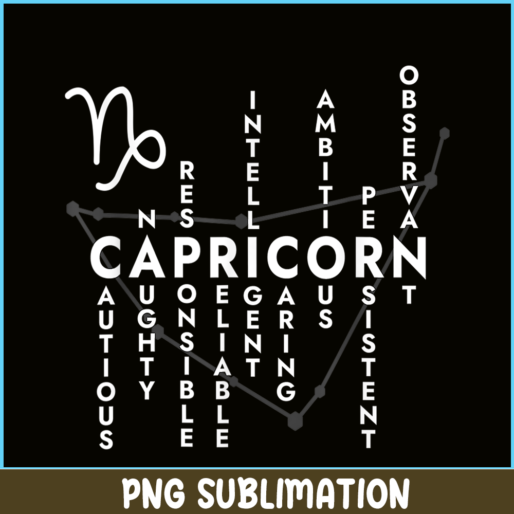 CPB28102366-Proud Capricorn PNG Zodiac Characteristics PNG Astrology Sign PNG.png