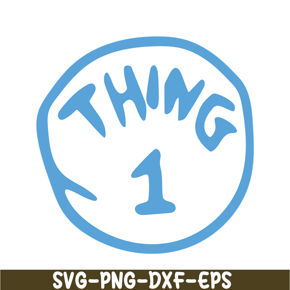 DS104122358-Thing 1 Text SVG, Dr Seuss SVG, Cat in the Hat SVG DS104122358.png