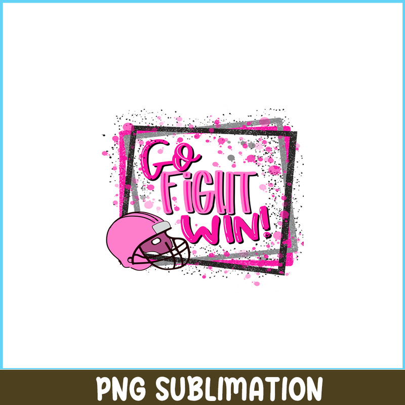 HL14102306-Go Fight Win Pink October Print Short Sleeve T-shirt PNG.png