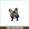 HL161023102-Colorful Bulldog Mascot PNG, Frenchie Dog Lover PNG, French Dog Artwork PNG.png