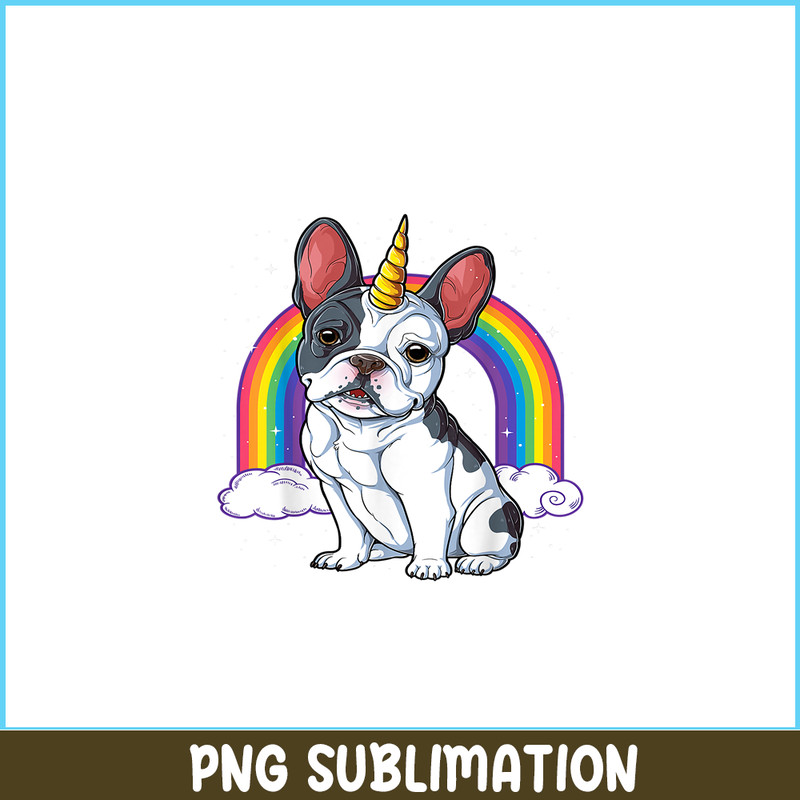 HL161023106-Frenchicorn Bulldog PNG, Frenchie Dog Lover PNG, French Dog Artwork PNG.png