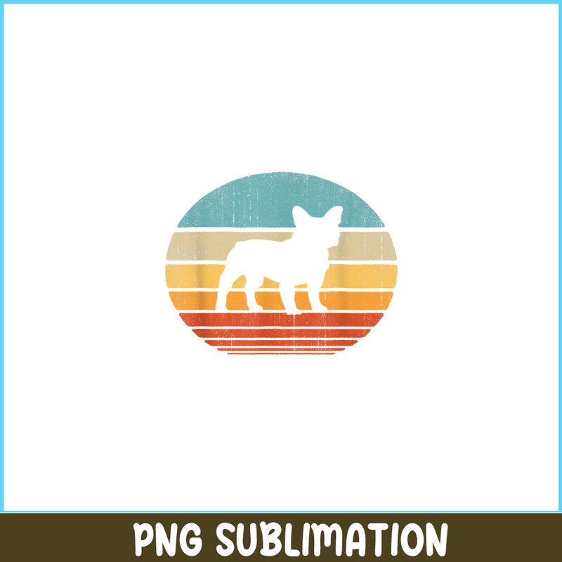 HL161023109-French Bulldog Vintage Silhouette 60s 70s PNG, Frenchie Dog Lover PNG, French Dog Artwork PNG.png