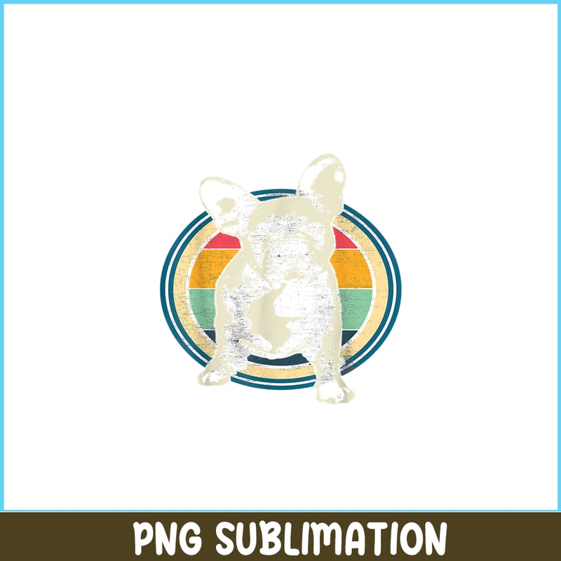 HL161023110-French Bulldog Vintage PNG, Frenchie Dog Lover PNG, French Dog Artwork PNG.png
