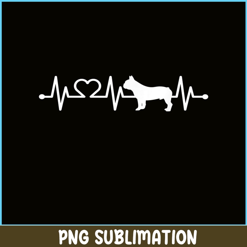HL161023159-Heartbeat French Bulldog PNG, Frenchie Bulldog PNG, French Dog Artwork PNG.png