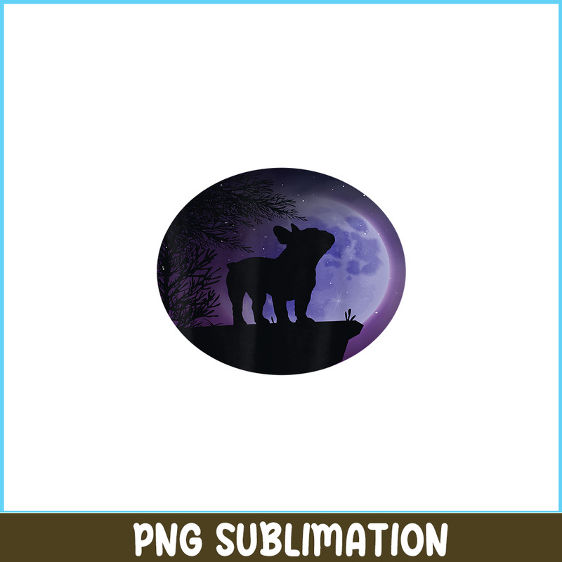 HL16102357-French Bulldog And Moon PNG, French Dog Artwork PNG, Bulldog Mascot PNG.png