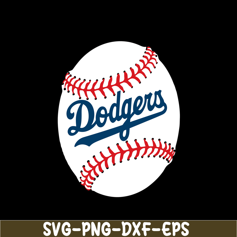 MLB011223125-The Dodgers Ball SVG, Major League Baseball SVG, MLB Lovers SVG MLB011223125.png