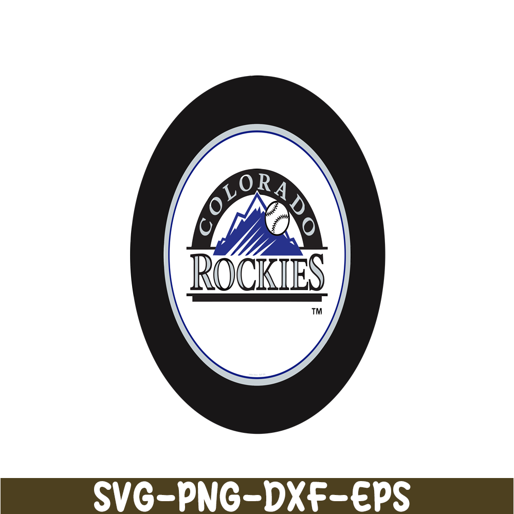 MLB01122346-Colorado Rockies Black White Logo SVG PNG DXF EPS AI, Major League Baseball SVG, MLB Lovers SVG MLB01122346.png