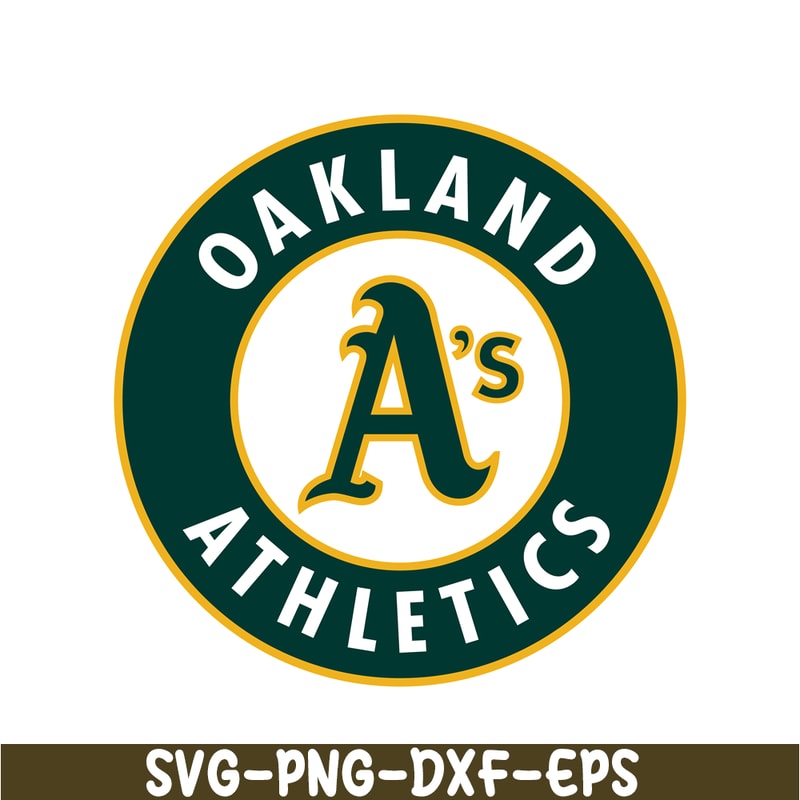 MLB204122340-Oakland Athletics SVG, Major League Baseball SVG, Baseball SVG MLB204122340.png