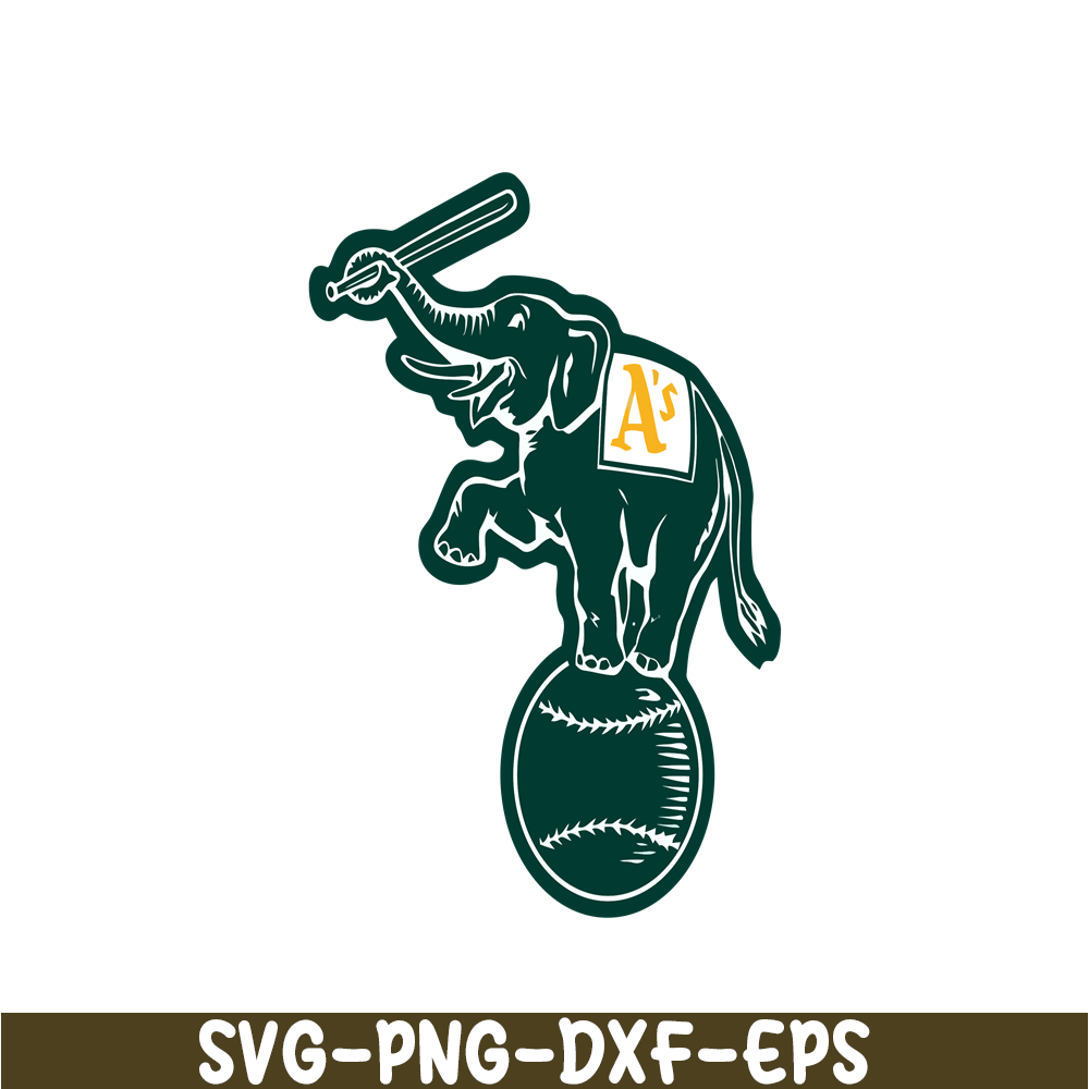 MLB204122344-Oakland Athletics The Symbol SVG, Major League Baseball SVG, Baseball SVG MLB204122344.png