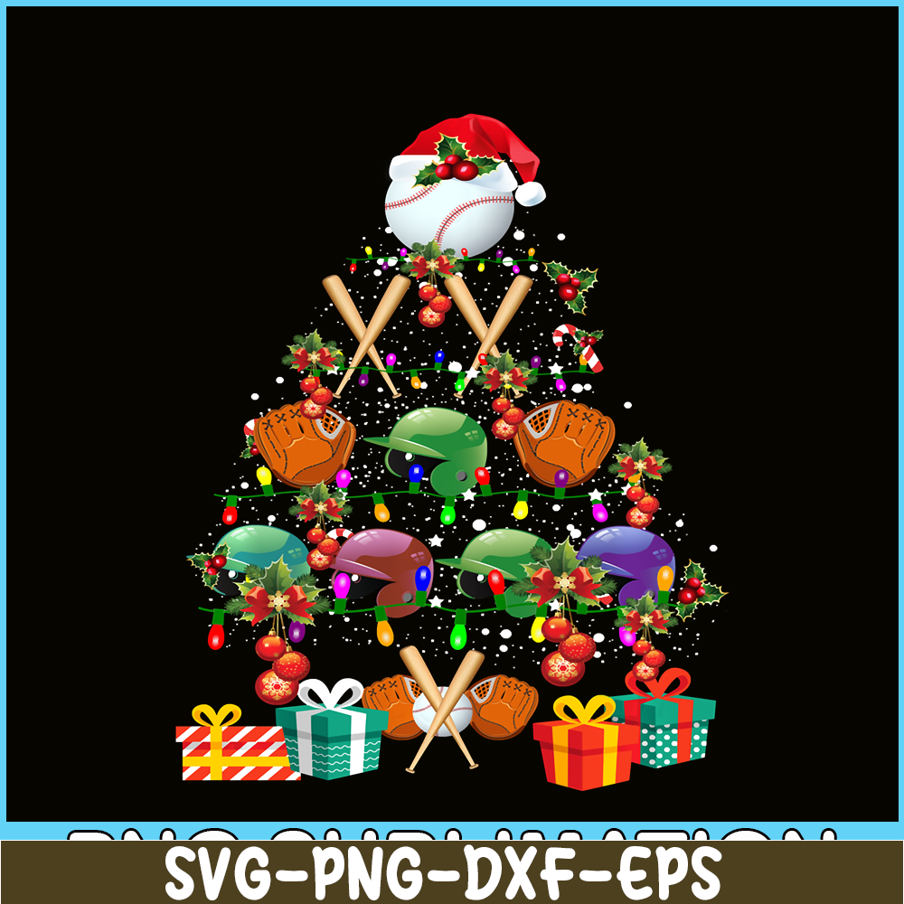 PNG14102384-Baseball Christmas Tree X-mas Santa Hat Golfer Lover Gift Sweatshirt Png.png