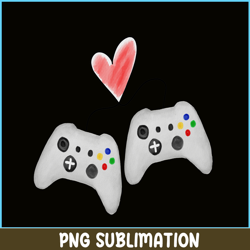 VLT211023105-Gaming Hearts PNG, Sweet Valentine PNG, Valentine Holidays PNG.png