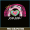 VLT21102393-Rainbow XOXO PNG, Sweet Valentine PNG, Valentine Holidays PNG.png