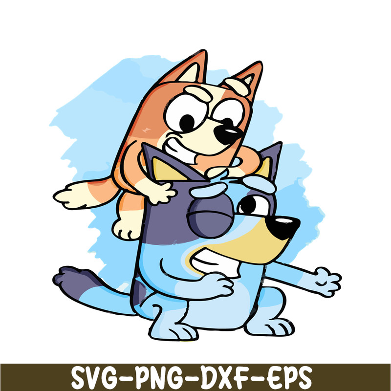 BL22112337-Funny Bluey Siblings SVG PDF PNG Bandit And Chilli SVG Bluey Family SVG.png