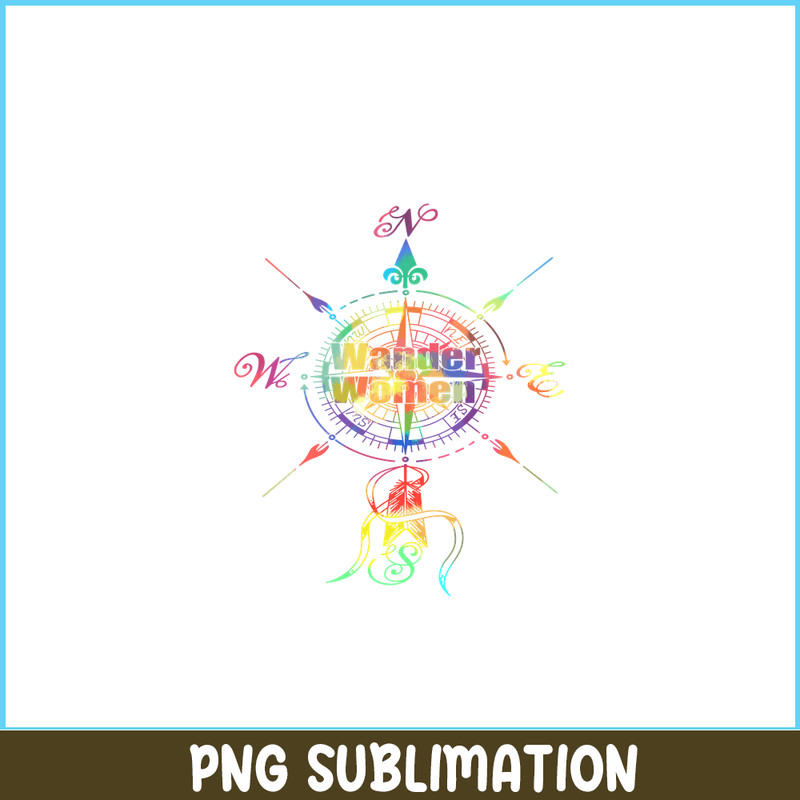 CAMP07112385-Wander Women PNG Camping PNG Compass On A American Flag Background PNG.png