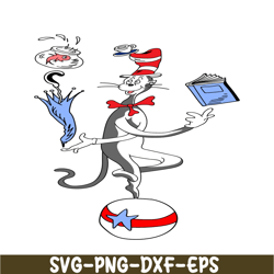the cat circus performances svg, dr seuss svg, cat in the hat svg ds2051223340