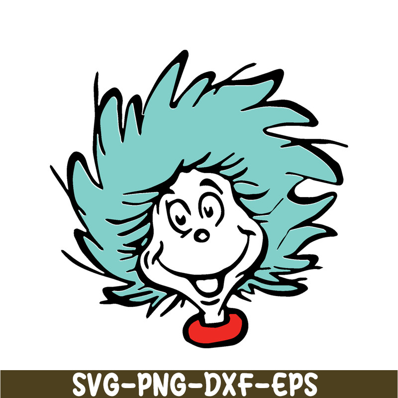 DS205122349-Thing 1 Smiling Face SVG, Dr Seuss SVG, Cat In The Hat SVG DS205122349.png