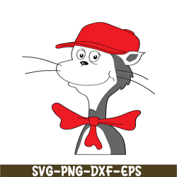 the cat with new hat svg, dr seuss svg, cat in the hat svg ds205122374