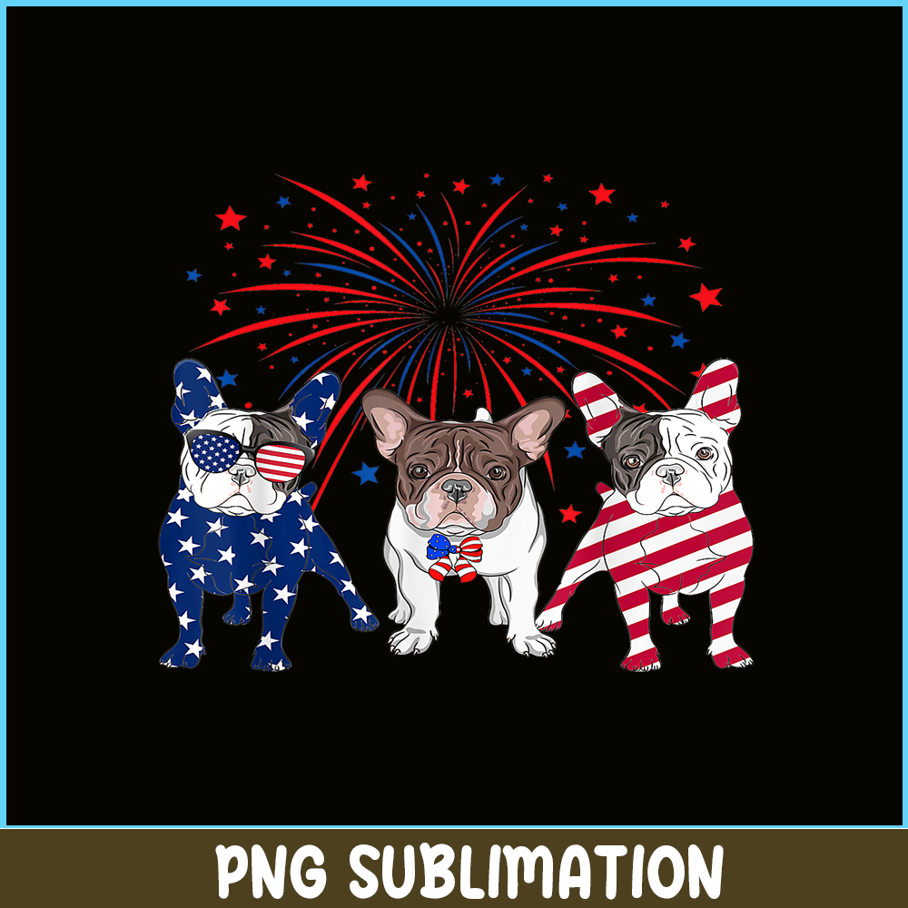 HL16102303-American Flag 4th Of July PNG, French Bulldog Dog PNG, Bulldog Mascot PNG.png