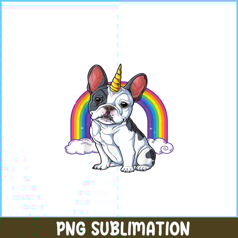 HL161023106-Frenchicorn Bulldog PNG, Frenchie Dog Lover PNG, French Dog Artwork PNG.png