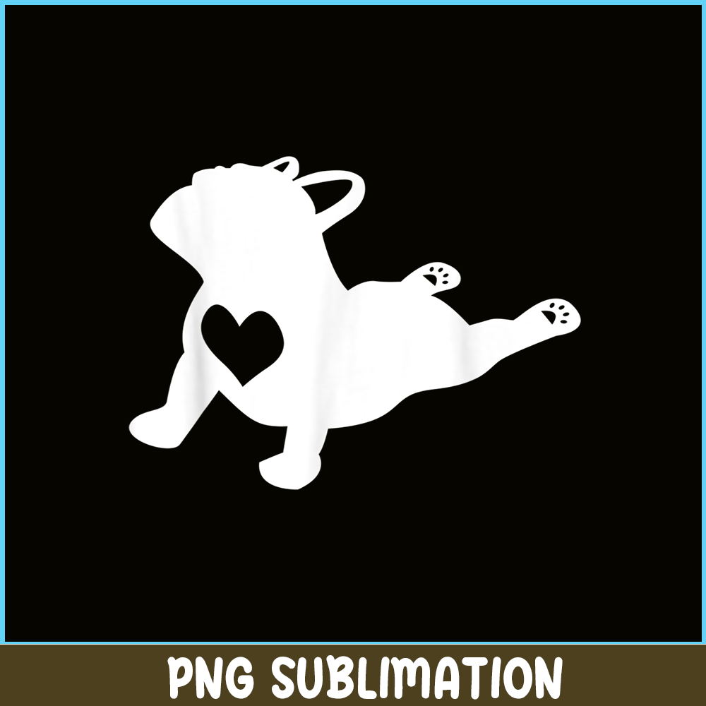 HL161023115-French Bulldog Yoga Love Heart PNG, Frenchie Dog Lover PNG, French Dog Artwork PNG.png