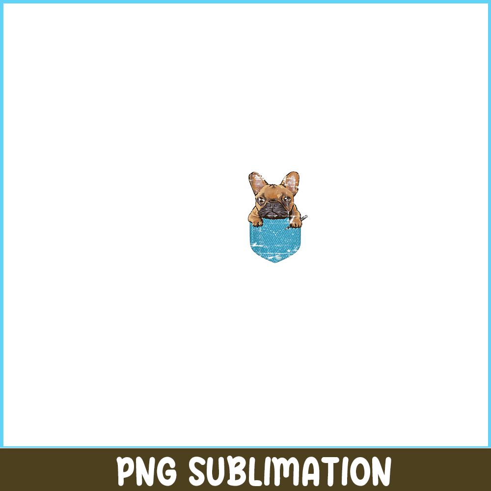 HL16102326-Cute Pet Dog PNG, French Bulldog PNG, Bulldog Mascot PNG.png