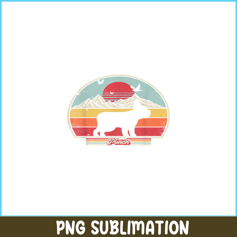 HL16102387-French Bulldog Retro Style PNG, Frenchie Dog Lover PNG, French Dog Artwork PNG.png