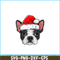 PNG141023104-Boston Terrier Christmas Dog Santa Hat Xmas Boys Kids Girls T-Shirt Png.png