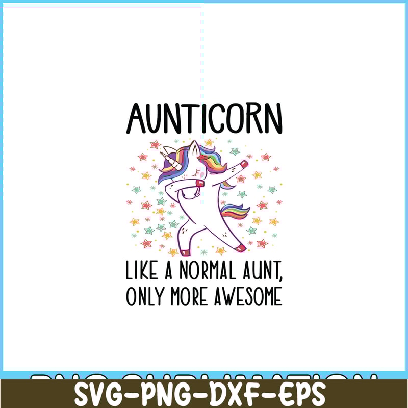 PNG14102346-Aunticorn Like An Aunt Only Awesome Dabbing Unicorn Premium Scoop T-Shirt Png.png