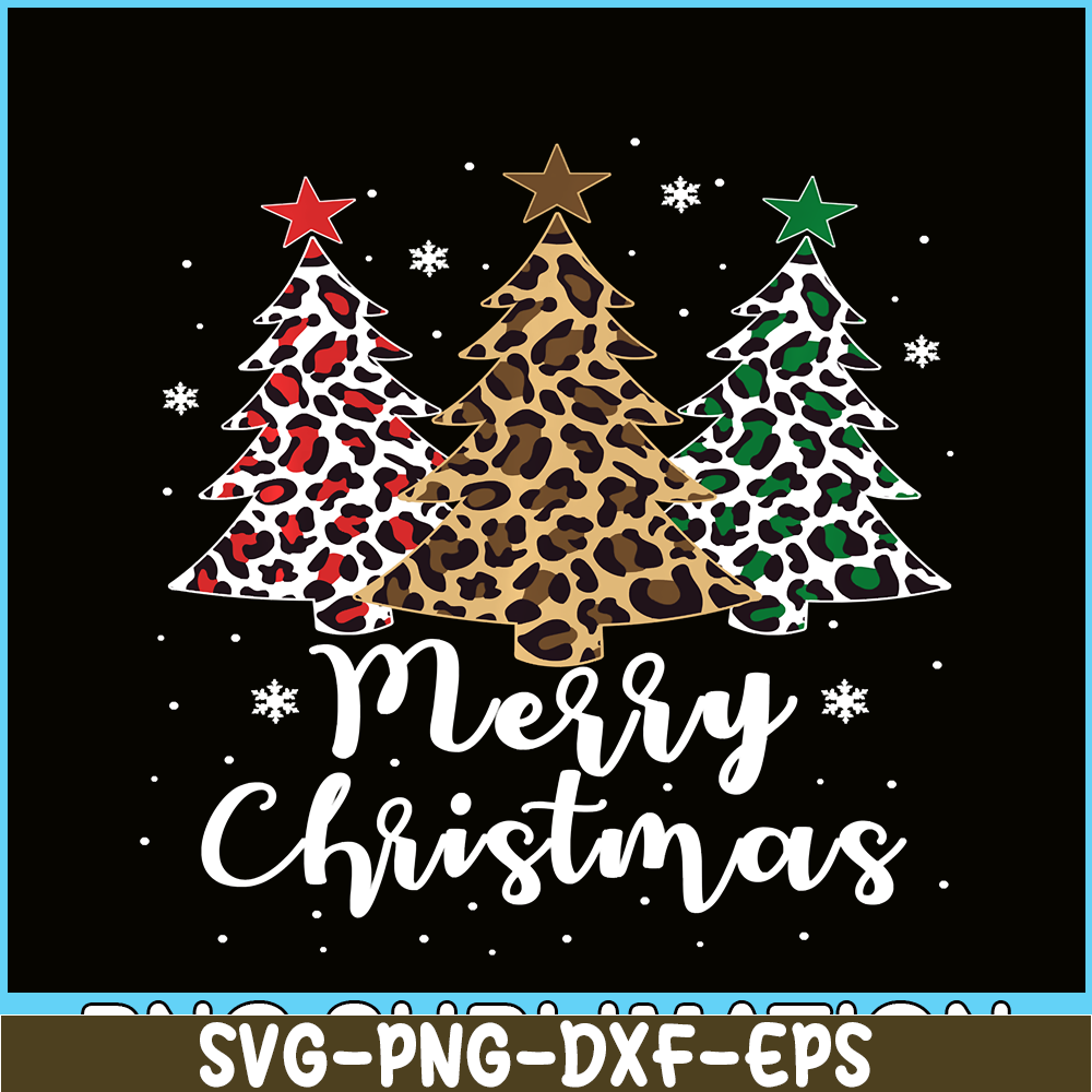 PNG14102376-Animal Leopard Christmas Tree Santa Xmas Merry Christmas Long Sleeve T-Shirt Png.png