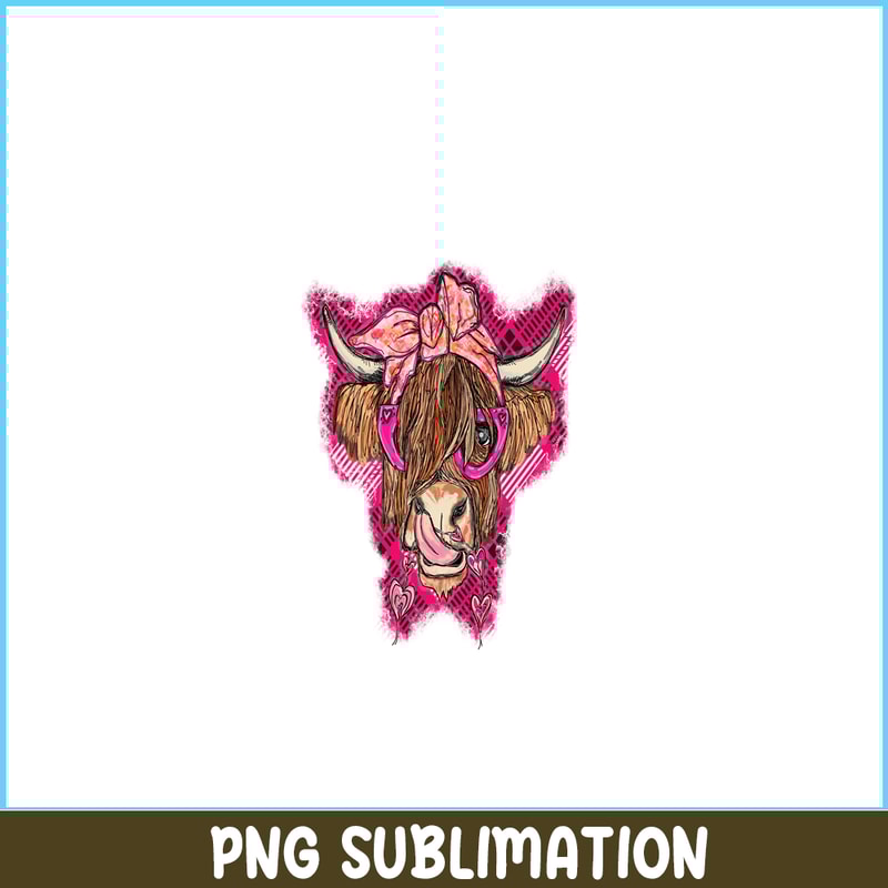 VLT21102395-Valentine Highland Cow PNG, Sweet Valentine PNG, Valentine Holidays PNG.png