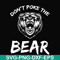 CMP037-Don't poke the bear camping svg, png, dxf, eps digital file CMP037.jpg