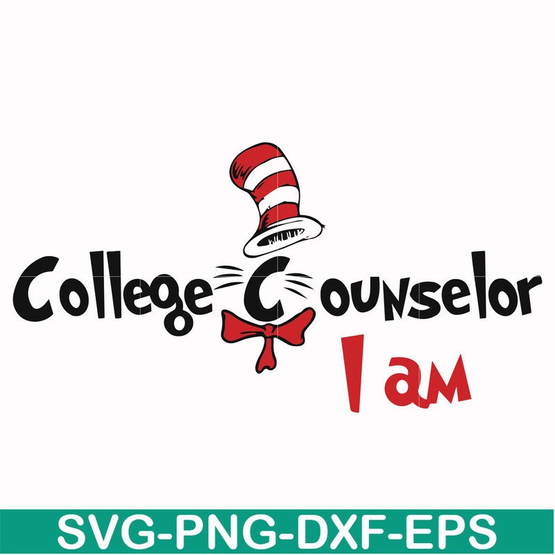 DR000134-College Counselor I am svg, png, dxf, eps file DR000134.jpg