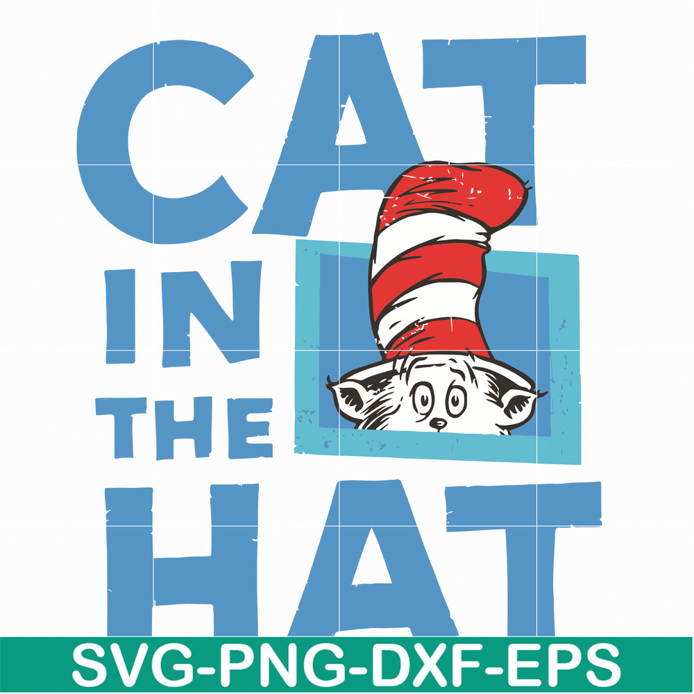 DR05012127-The Cat in the Hat , dr svg, png, dxf, eps file DR05012127.jpg