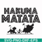 FN000157-Hakuna Matata svg, png, dxf, eps file FN000157.jpg