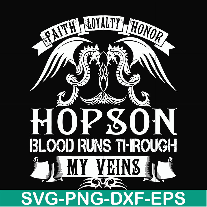 FN000201-Hopson blood runs through my veins svg, png, dxf, eps file FN000201.jpg