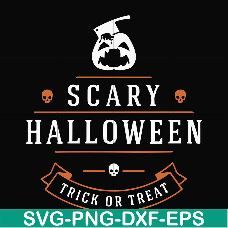 HLW17072013-Scary halloween trick or treat svg, png, dxf, eps digital file HLW17072013.jpg