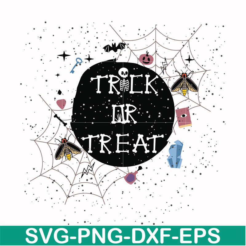 HLW17072017-Trick or treat svg, png, dxf, eps digital file HLW17072017.jpg