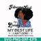 BD0085-February Girl Living My Best Life Birthday Gift, Black Girl, Black Women svg, png, dxf, eps digital file BD0085.jpg