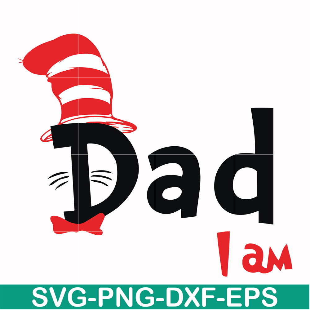 DR00063-Dad I am svg, png, dxf, eps file DR00063.jpg