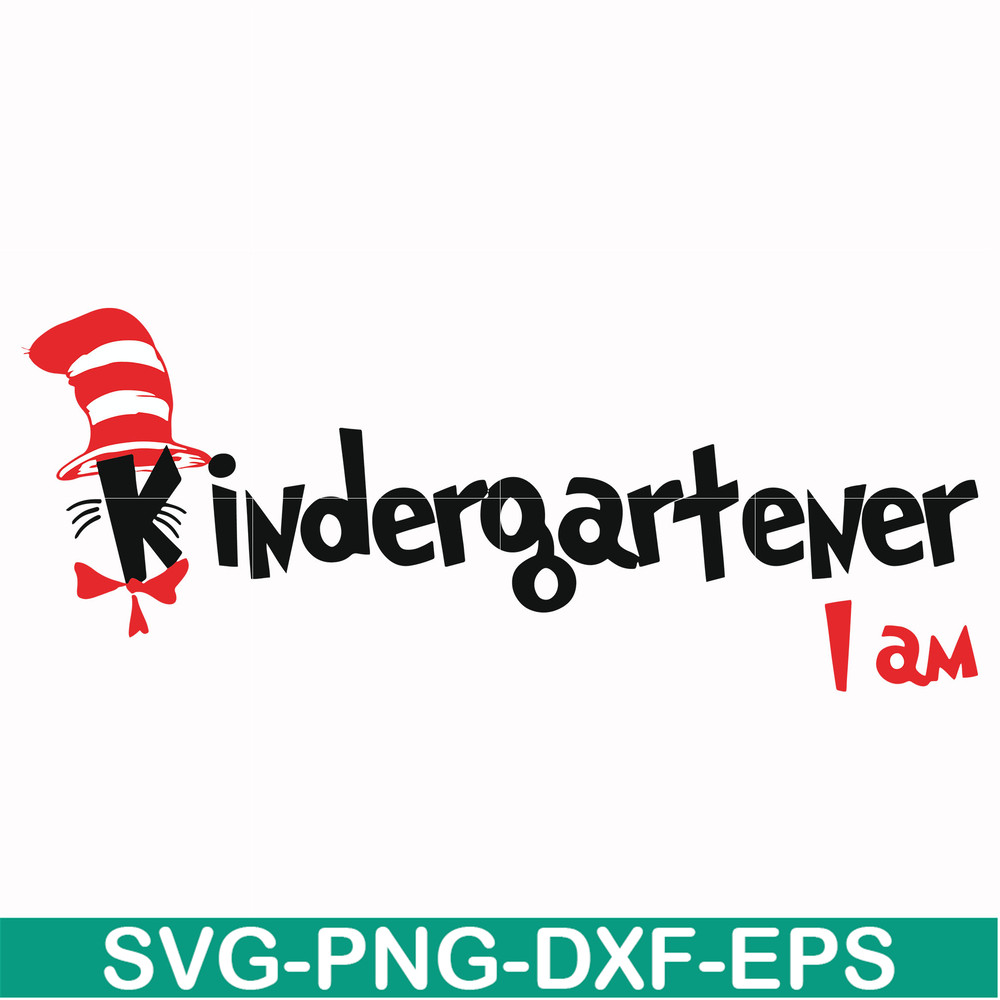 DR00065-Kindergartener I am svg, png, dxf, eps file DR00065.jpg