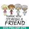 FN0001001-Thank you for being a friend svg, png, dxf, eps file FN0001001.jpg
