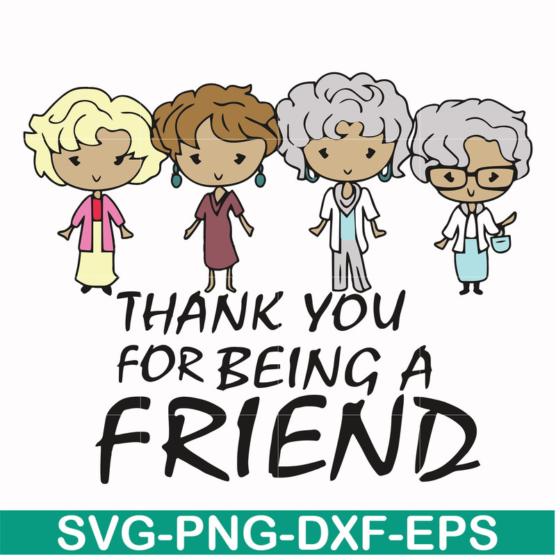 FN0001001-Thank you for being a friend svg, png, dxf, eps file FN0001001.jpg