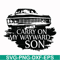 FN000267-Carry on my wayward son svg, png, dxf, eps file FN000267.jpg