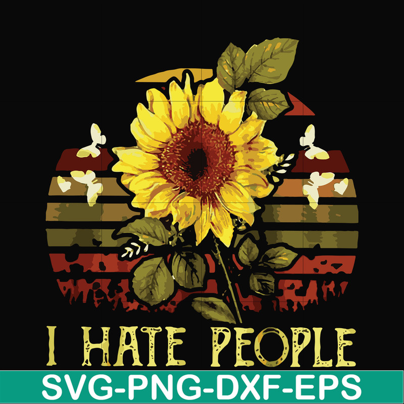 FN000565-I hate people svg, png, dxf, eps file FN000565.jpg