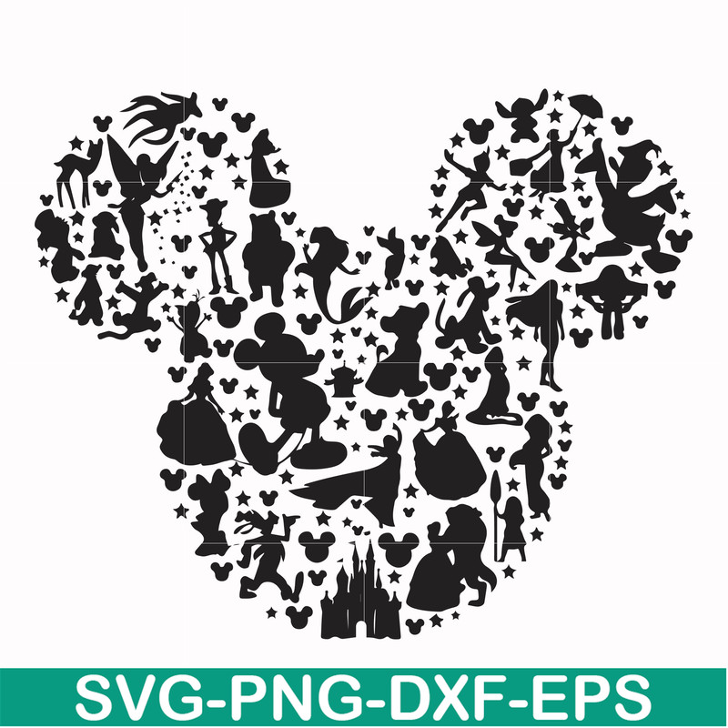 FN00062-Mickey svg, png, dxf, eps file FN00062.jpg