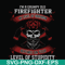 FN000689-I'm a grumpy old firefighter my level of sarcasm depends on your level of stupidity svg, png, dxf, eps file FN000689.jpg