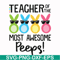 FN00072-Teacher of the most awesome peeps svg, png, dxf, eps file FN00072.jpg
