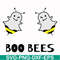 HLW0009-BOO BEES, halloween svg, png, dxf, eps digital file HLW0009.jpg