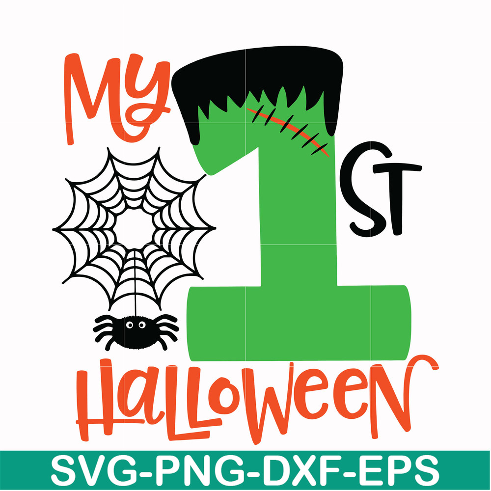 HLW0084-My 1st hallowen svg, png, dxf, eps digital file HLW0084.jpg