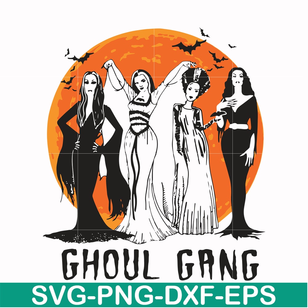 HLW0085-Ghoul gang svg, png, dxf, eps digital file HLW0085.jpg